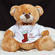 Personalized Baby's First Christmas Teddy Bear
